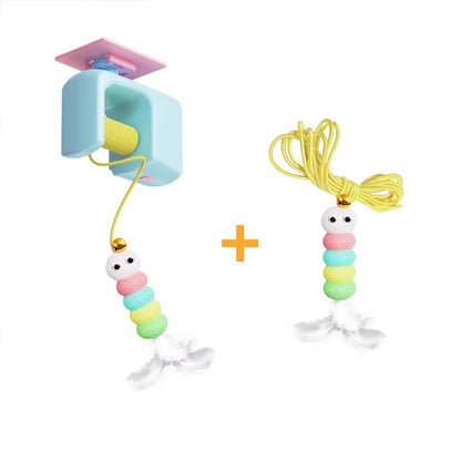 Engaging Interactive Rechargeable Cat Toy - Automatic Electric Flying Bird for Stress Relief and Playtime Fun