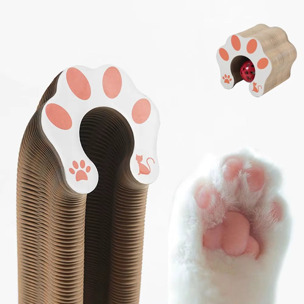 Transform Your Cat's Playtime with the Durable Kitty Kurlz Cat Toy - Scratch-Resistant, Wear-Resistant Fun!
