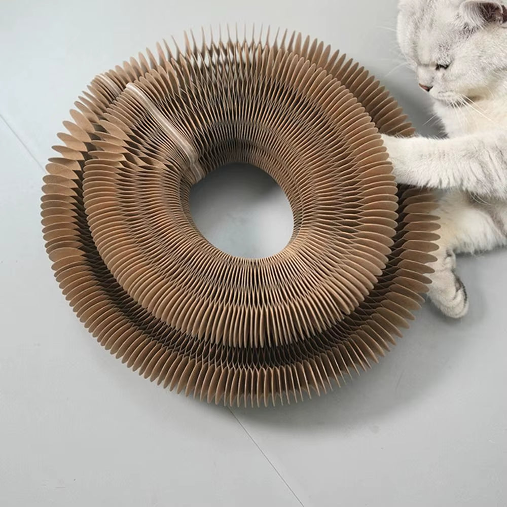 Transform Your Cat's Playtime with the Durable Kitty Kurlz Cat Toy - Scratch-Resistant, Wear-Resistant Fun!