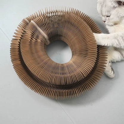 Transform Your Cat's Playtime with the Durable Kitty Kurlz Cat Toy - Scratch-Resistant, Wear-Resistant Fun!