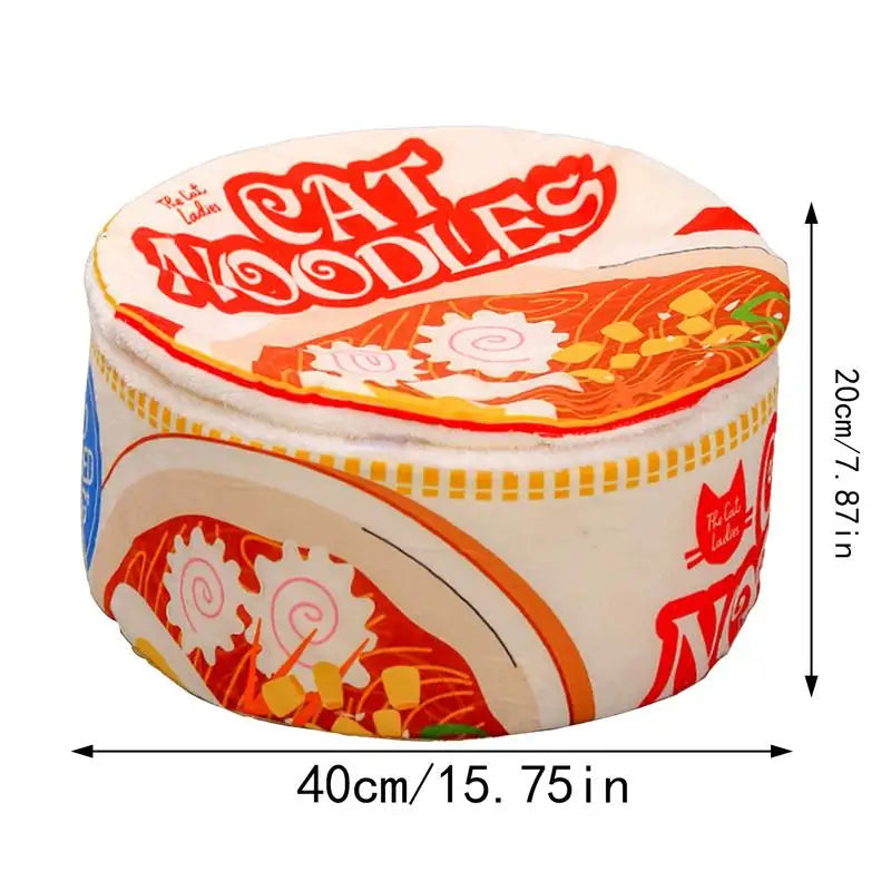 Cozy Ramen Noodle Cat Bed - Stylish and Comfortable Nest for Your Feline Friend