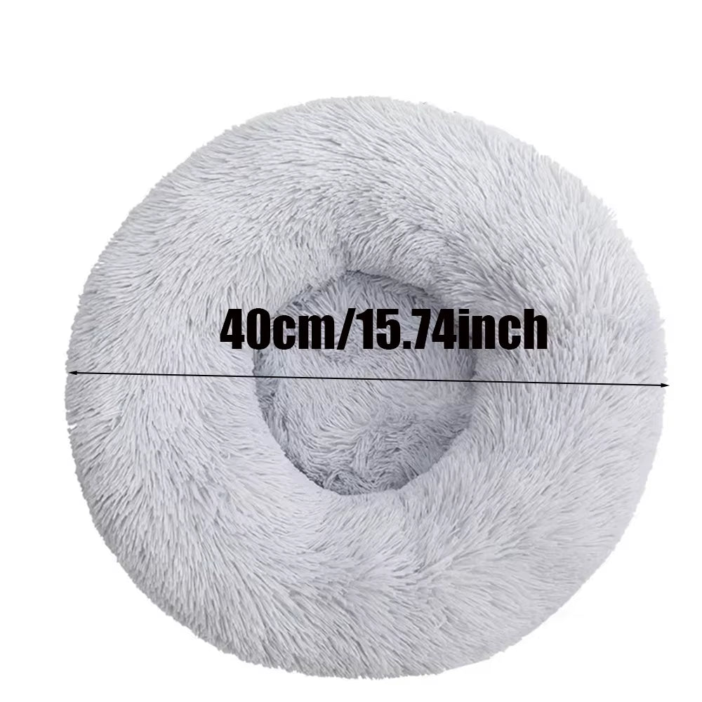Cozy Plush Cat Bed: Warm and Soft Nest for Ultimate Feline Comfort
