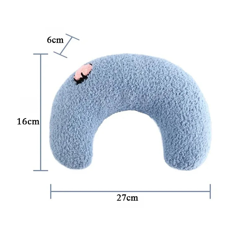 Cozy U-Shaped Pet Pillow for Deep Sleep - Perfect Neck Support for Dogs and Cats