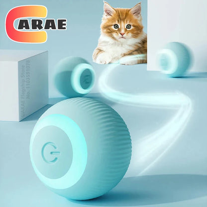 Engaging Interactive Cat Toy Ball - Electric Automatic Rolling Smart Toy for Cats - Fun and Active Cat Game Accessories