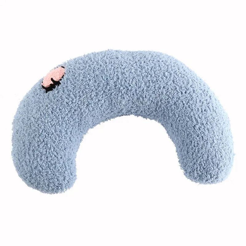 Cozy U-Shaped Pet Pillow for Deep Sleep - Perfect Neck Support for Dogs and Cats