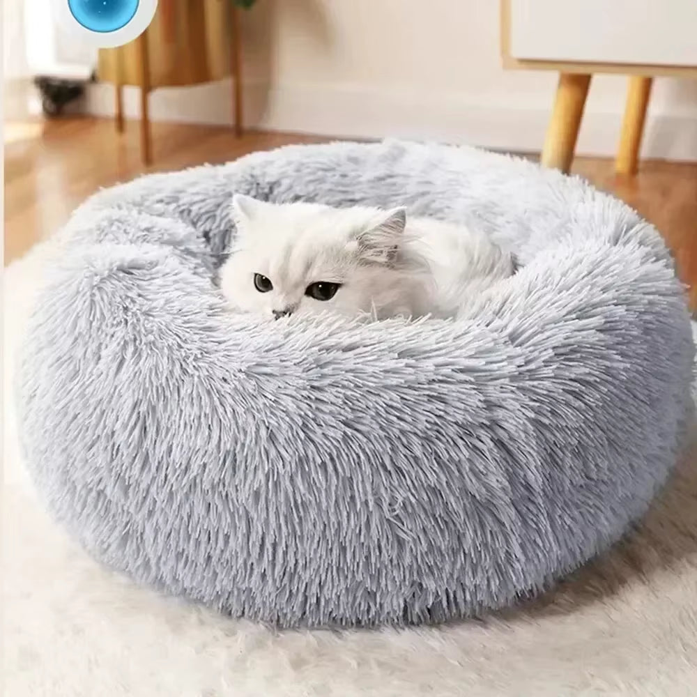 Cozy Plush Cat Bed: Warm and Soft Nest for Ultimate Feline Comfort