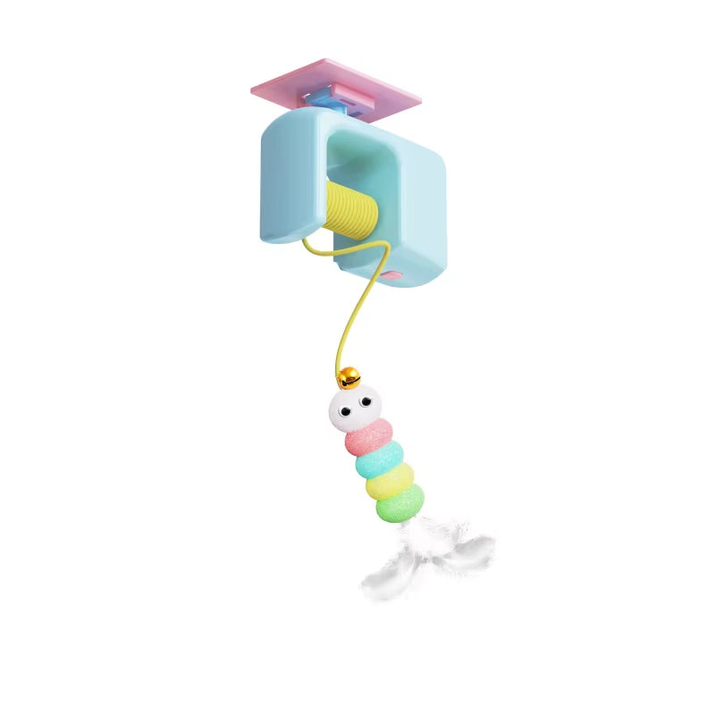 Engaging Interactive Rechargeable Cat Toy - Automatic Electric Flying Bird for Stress Relief and Playtime Fun