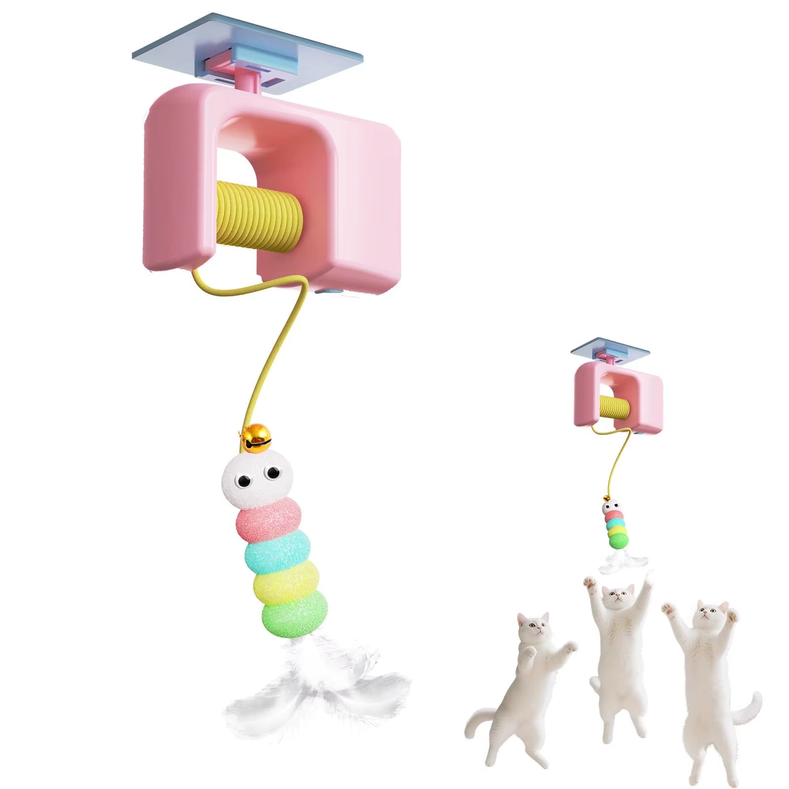 Engaging Interactive Rechargeable Cat Toy - Automatic Electric Flying Bird for Stress Relief and Playtime Fun